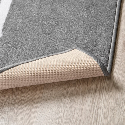 Детский коврик IKEA HEMMAHOS (ХЕММАХОС), Серый, 100х160 см