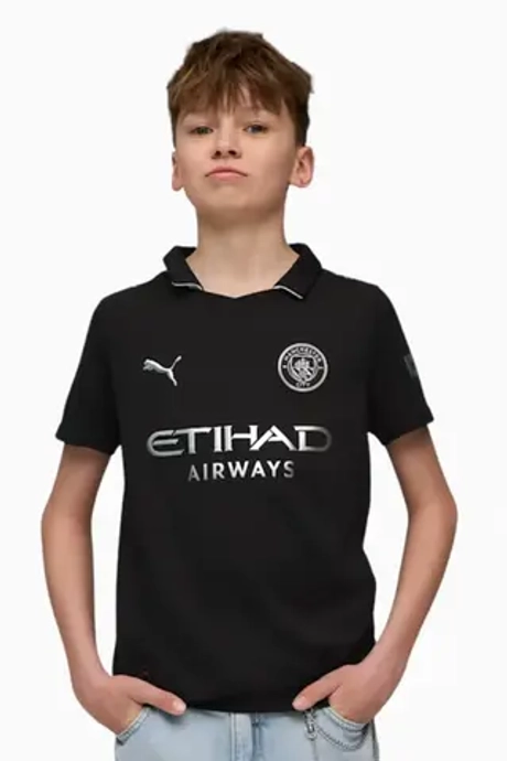 Футболка Puma Manchester City 25/26 Away Junior - черный