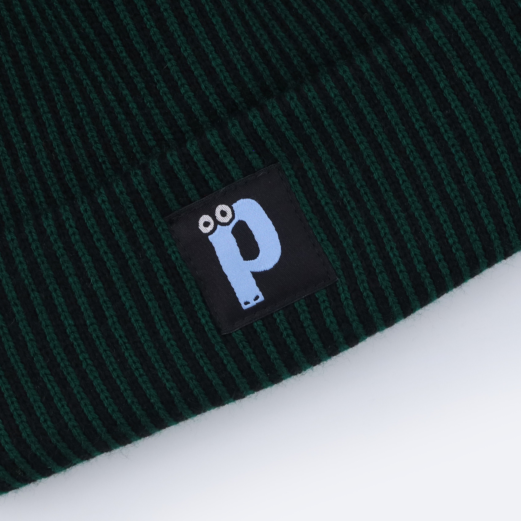 Шапка Postaments Stripes (black/green) артикул: - купить в магазине Дайс