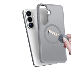 Чехол серого цвета с MagSafe для Samsung Galaxy S26, серия Yind Series от Dux Ducis