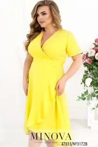 Платье 3172B-желтый Minova