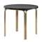 Столик кофейный ror, Ø50 см, латунь/черный