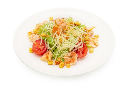 Салат "Цезарь" с креветками 180 гр