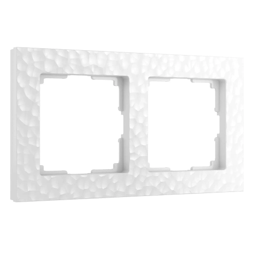 Рамка на 2 поста Hammer (белый) W0022401