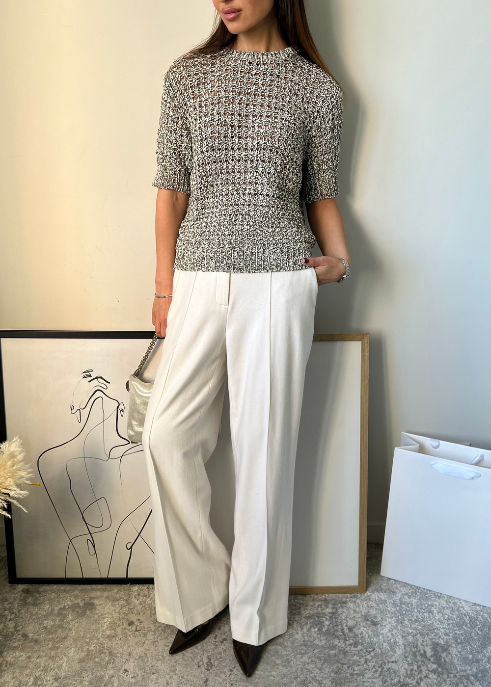 Вязаный джемпер Massimo Dutti, M