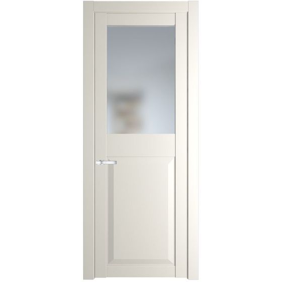 Межкомнатная дверь эмаль Profil Doors 1.6.2PD перламутр белый стекло матовое