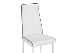 Стул на металлокаркасе DC2-001 white / black