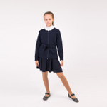 Кардиган для девочек А.ТД 0050, синий, р-р 116 4287562