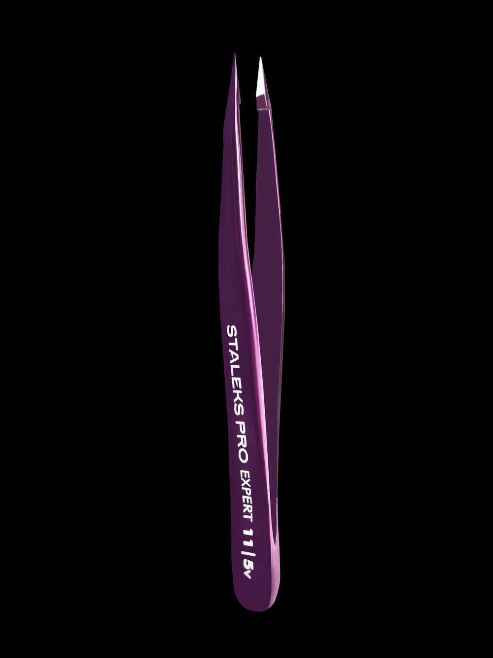 Пинцет для бровей Expert 11 Type 5v (точечный), фиолетовый