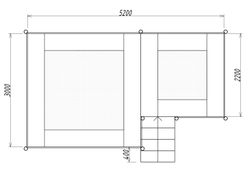 Аттракцион для детей - Батутный комплекс с двумя разными батутами