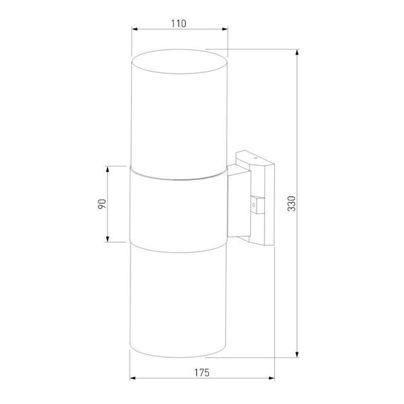 Уличный настенный светильник Elektrostandard Roil 35125/D a055636