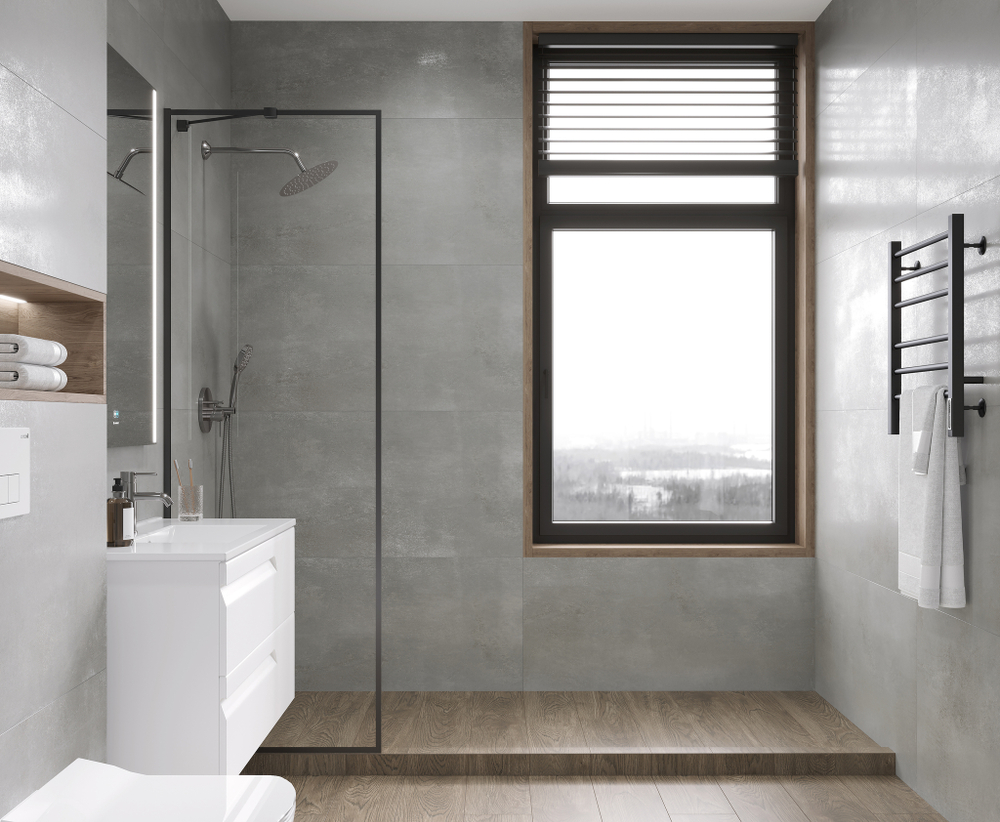 Глазурованный керамогранит Ceradim Calgary Grey 60x120 см 1.44 м² матовый цвет серый