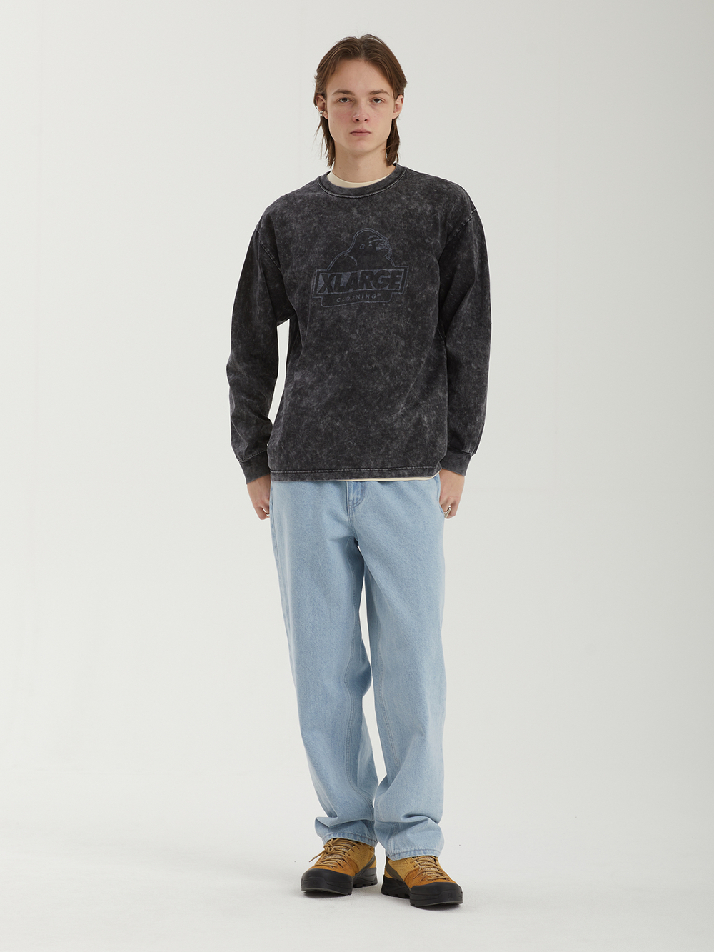 Мужской Лонгслив Chemical Wash Slanted Og