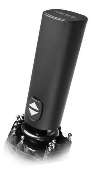 Усиленный Зонт Три Слона Чёрный - Полный автомат 8120