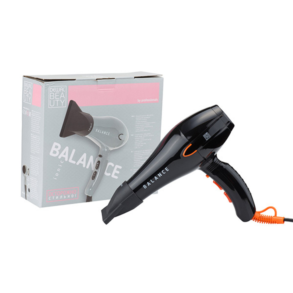 Фен для волос 2200Вт Dewal Beauty Balance HD1001-Black