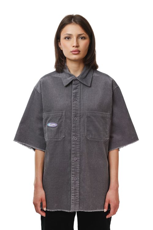 Рубашка Ymkashix Velvet Leisure серый