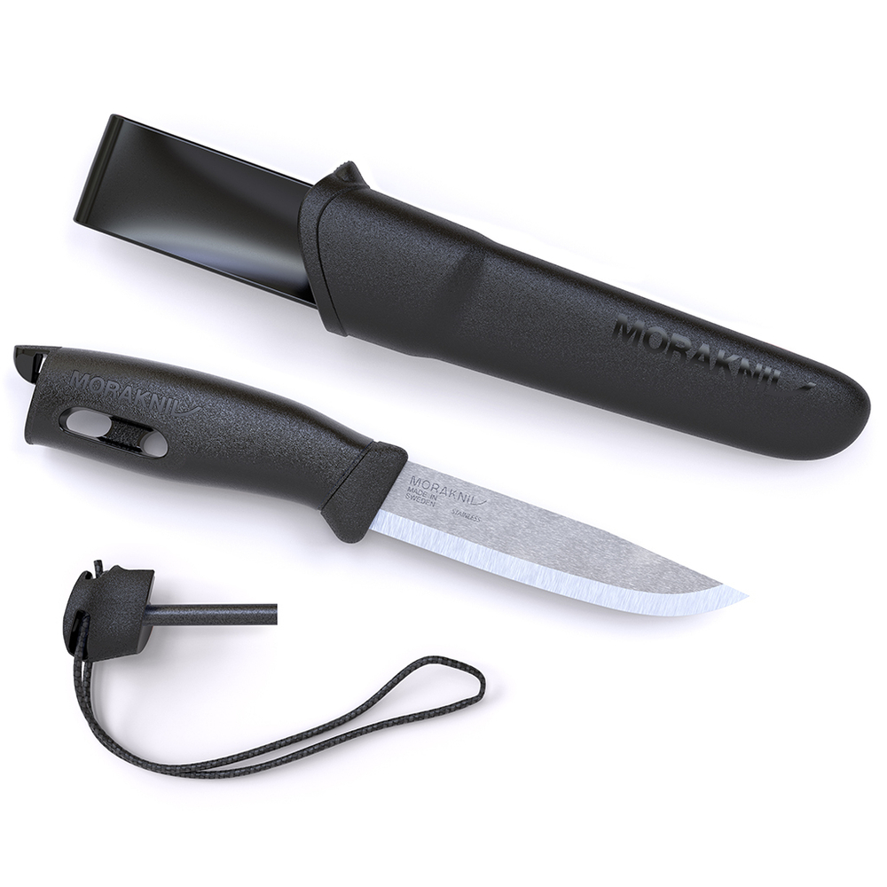 Нож туристический Morakniv Companion Spark Yellow, нержавеющая сталь, 13573