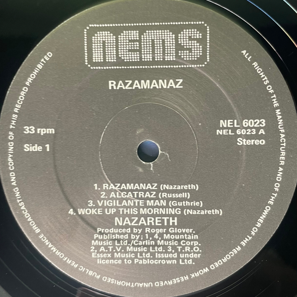 Nazareth – Razamanaz (Англия 1982г.)
