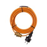 Кабель греющий саморегулирующийся пищевой модель SRP 10HTM2-CT, готовый комплект в трубу, 10м/100Вт