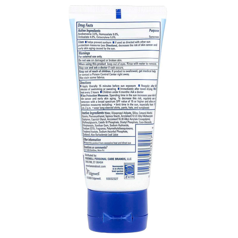 Banana Boat, Light as Air, солнцезащитный лосьон, для лица, SPF50 +, 88 мл (3 жидк. унц.)