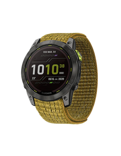 Нейлоновый ремешок NylonFit 22 мм, (длина 290 мм) для Garmin 5/5+/6/7/,Quatix 5,MARQ, Forerunner 935/945, instinct 1/2,Epix Gen 2 (Песочный хаки)