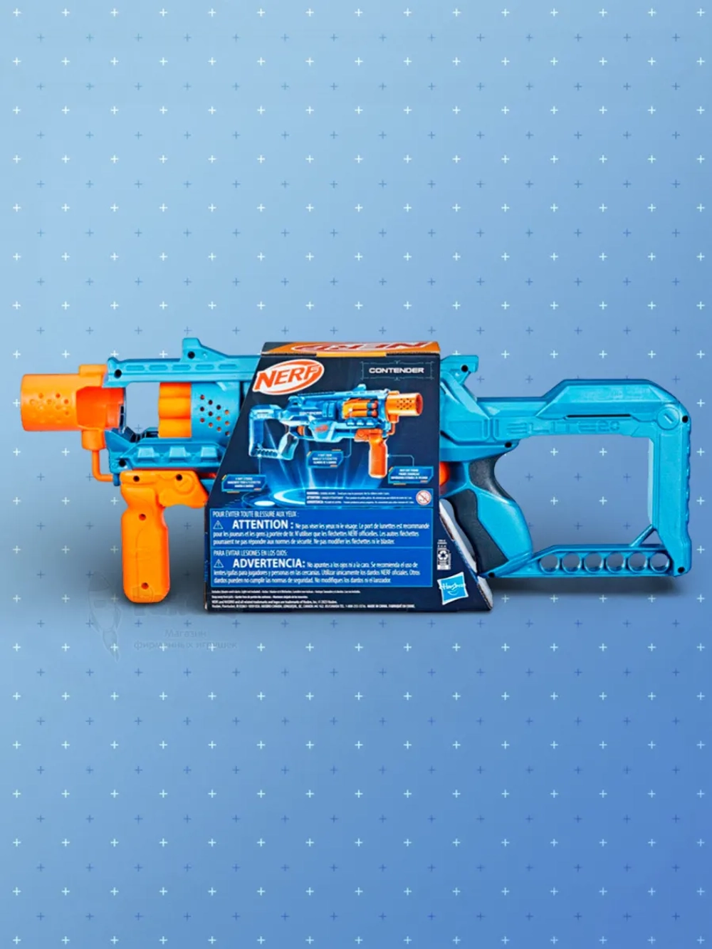 Бластер Нерф Элит Elit 2.0 Contender F6787