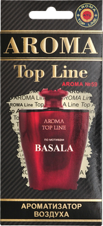 Ароматизатор для автомобиля AROMA TOP LINE №59 BASALA картон