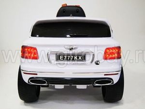 Детский электромобиль River Toys BENTLEY E777KX белый