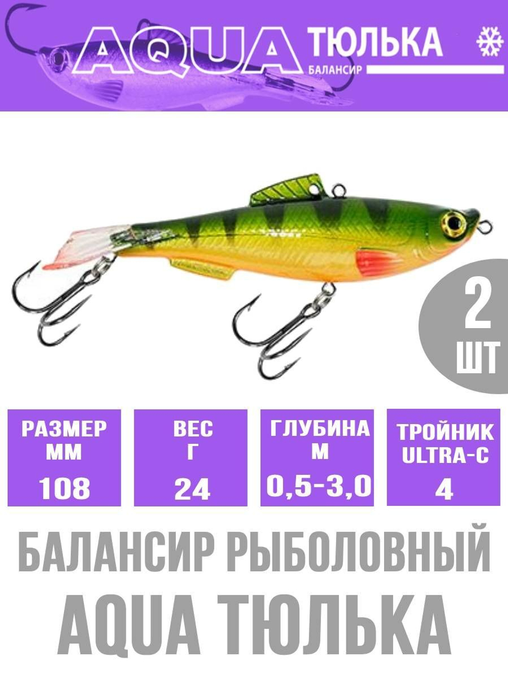 Балансир для рыбалки AQUA ТЮЛЬКА