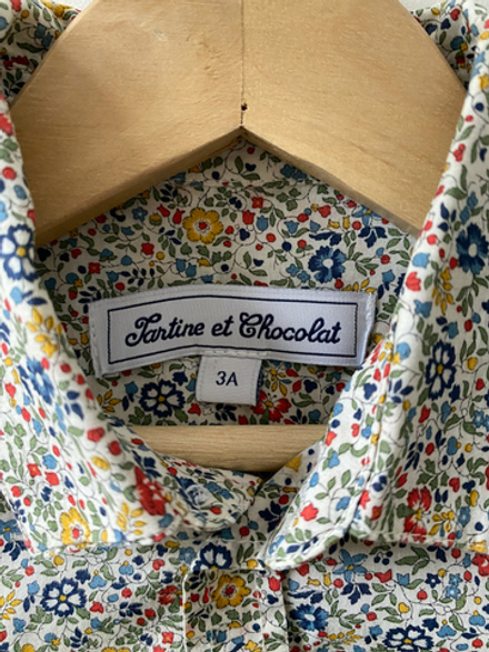 Хлопковая блузка Tartine et Chocolat, 98