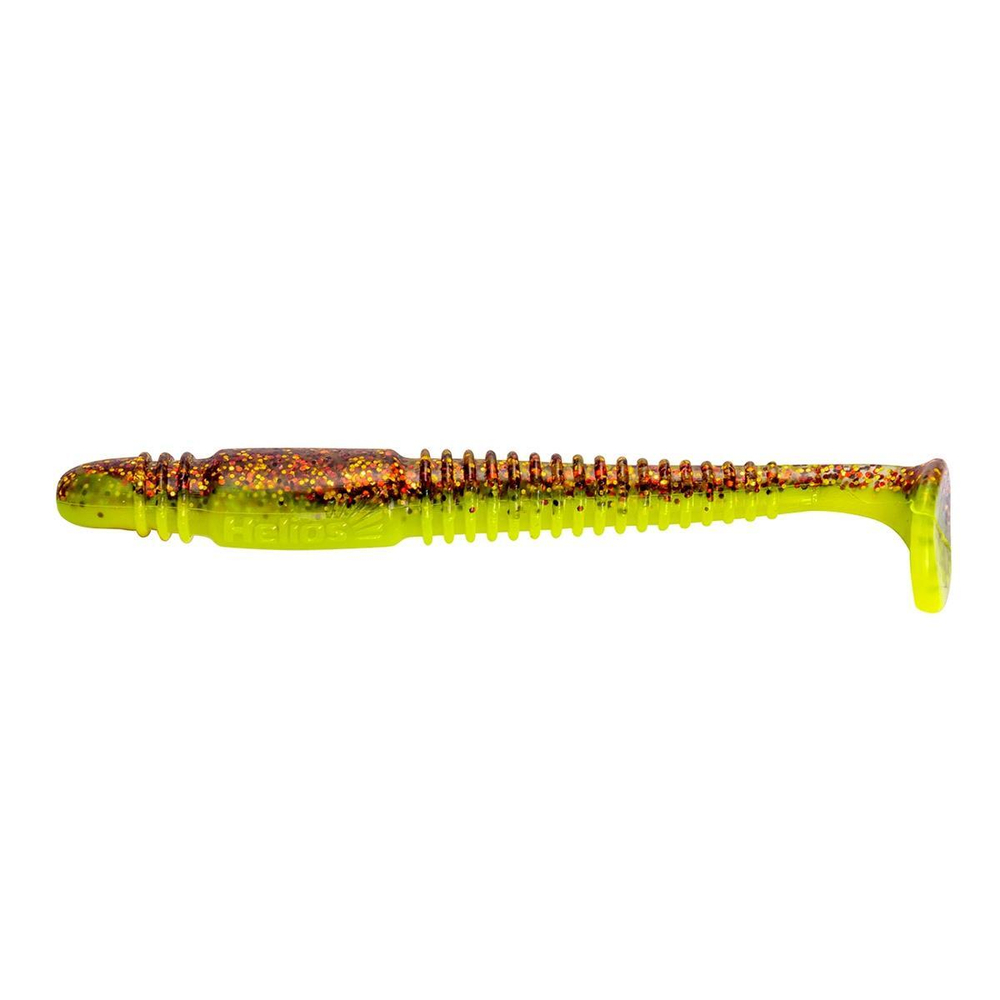 Виброхвост Minoga 3,75"/9.5 см Golden Lime 5шт. (HS-17-048) Helios
