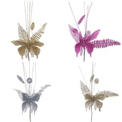 GAEM Изделие декоративное "Бабочка", L18 W3 H38 см, 4в.