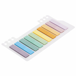 Закладки клейкие пастельные BRAUBERG PASTEL пластиковые 45х10 мм 10 цветов х 20 листов (12 штук в упаковке)