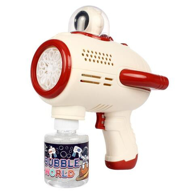 Пистолет 15х18 см, автоматические пузыри, свет, 2 цвета, с-30092