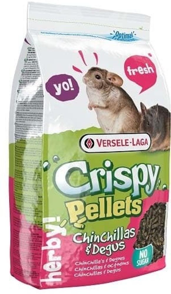 VERSELE-LAGA Crispy Pellets - Chinchillas &amp; Degus гранулированный корм для шиншилл и дегу 1 кг