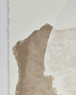 Torroella Абстрактная картина в белом и коричневом цвете 60 x 90 см