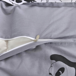 Постельное белье 2 спальное евро Sofi De MarkO Панда белое