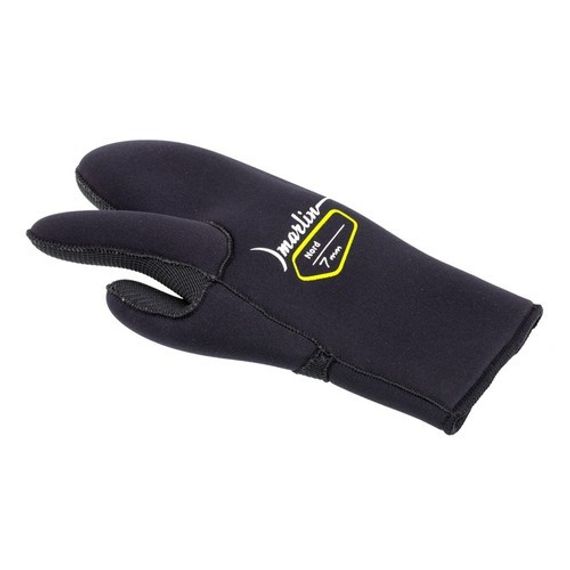 Перчатки трехпалые Marlin Nord 7 мм Черные