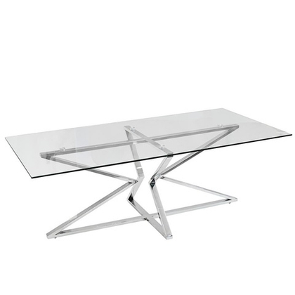 13RX3012-SILVER-Стол журнальный 120*60*43см