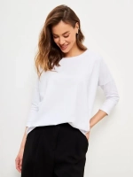 Лонгслив оверсайз с рукавом 3/4