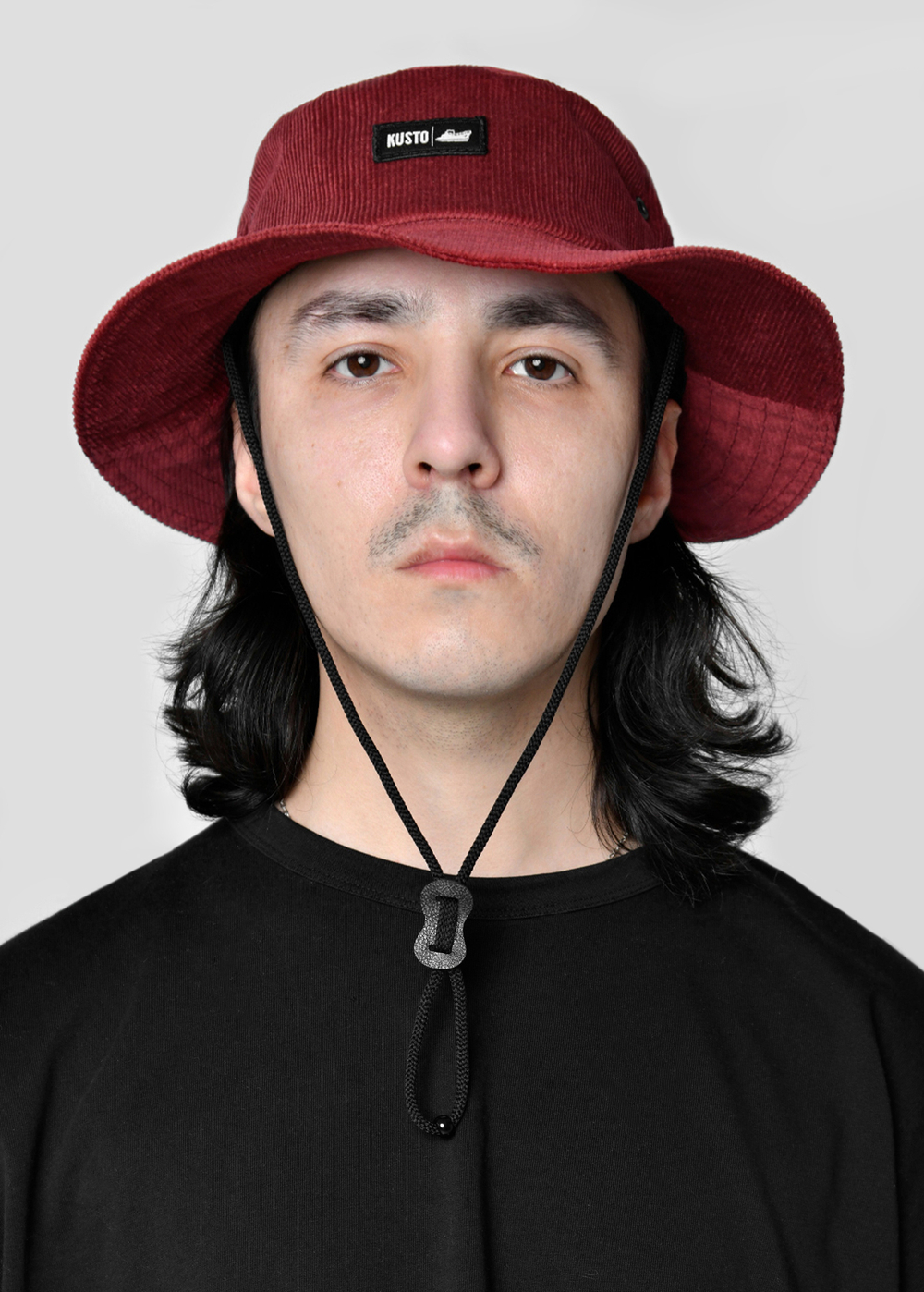 Панама из вельвета Velvet Bordo