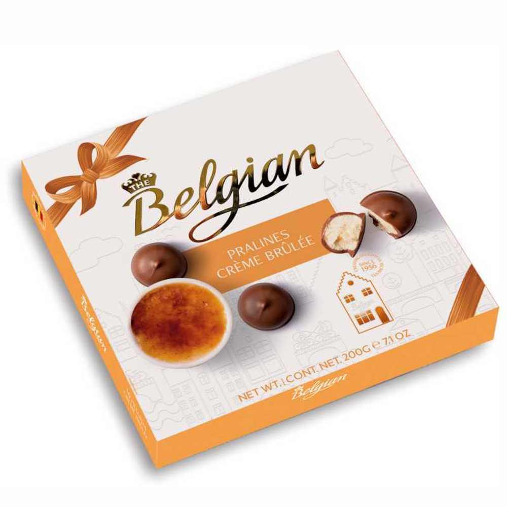 Шоколад Бельгиан Пралине Крем-брюле / The Belgian Creme Brulee Pralines 200г