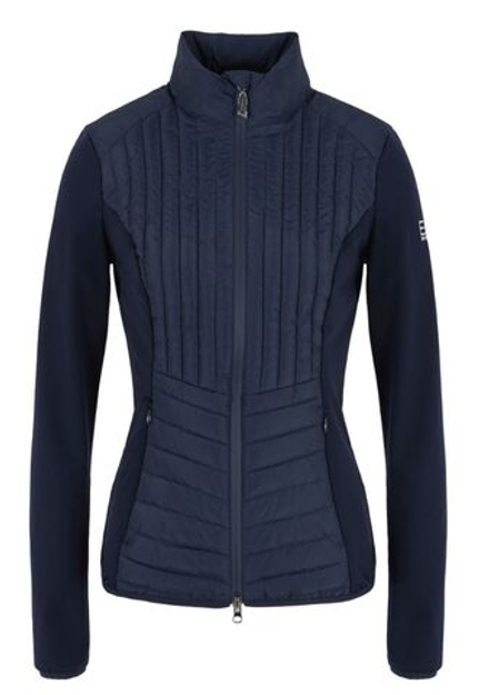 Женская теннисная куртка EA7 Woman Woven Bomber Jacket - Blue