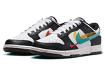 Кроссовки Nike Dunk Low Multi-Color Swoosh (Женская размерная сетка)