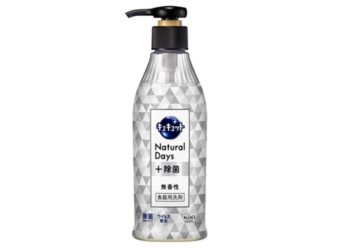 Средство для мытья посуды KAO "CuCute Natural Days +" от стойких загрязнений, 300мл
