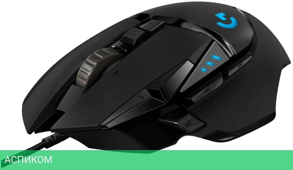 Мышь Logitech G502 Hero черный (910-005474)