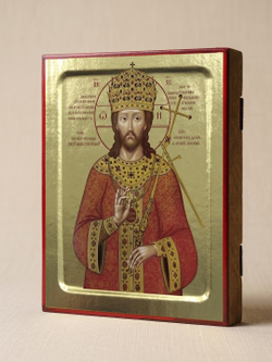 Икона Спасителя Царь царей (с короной) на дереве: 125 х 160 (Синопсисъ)