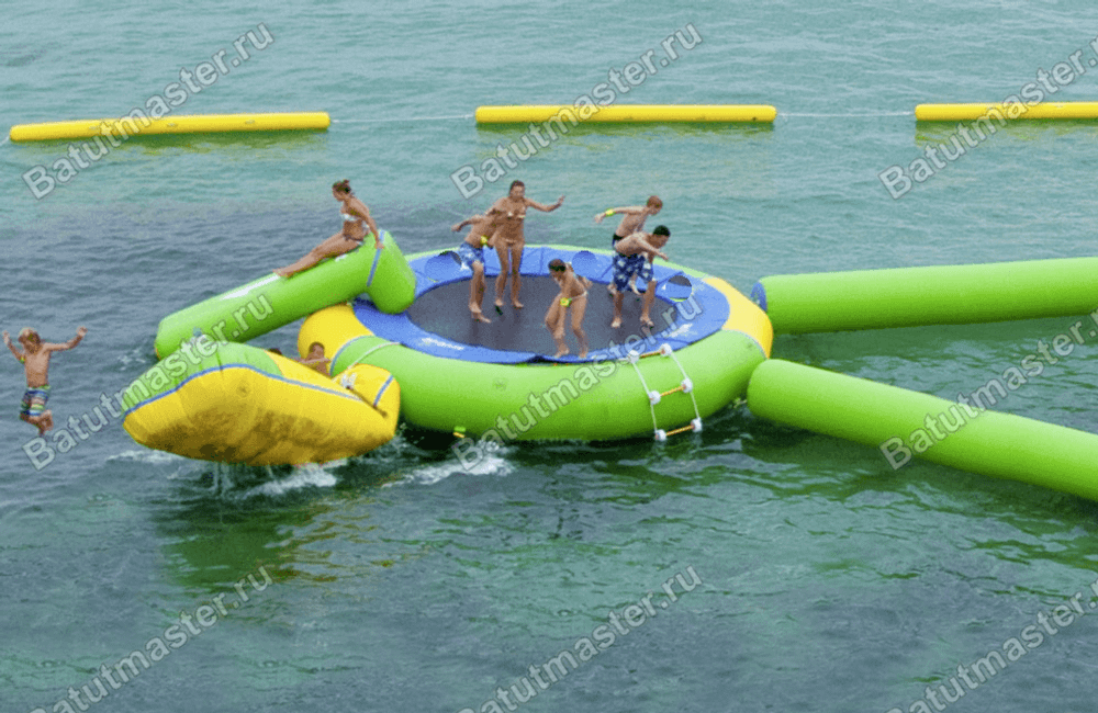 Элемент аквапарка «Буй» материал ПВХ 0,9 мм/1100 гр. м, размеры 6×0,68×0,68 м