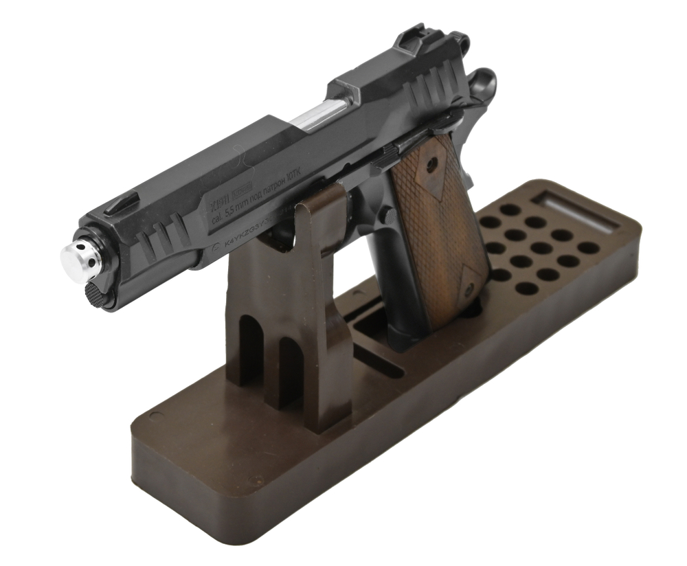 Сигнальный пистолет мод. К 1911 KURS черный матовый кал. 5.5 мм.