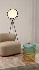 Кофейный стол Prosper Ø35х45 см, разноцветное стекло